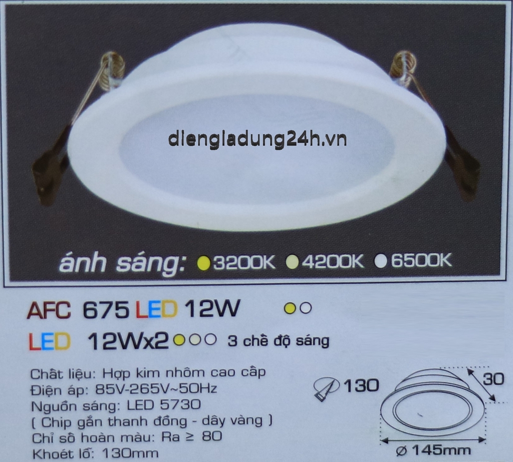 AFC 675 LED 12W