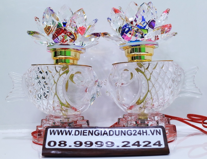 ĐÈN THỜ PHA LÊ CAO CẤP THÂN CÁ LỚN