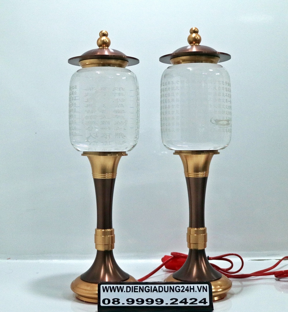 ĐÈN PHÚ QUÝ PHA LÊ CAO CẤP 15 IN XM