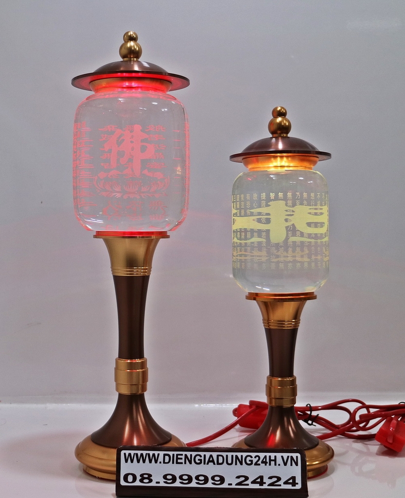 ĐÈN PHÚ QUÝ PHA LÊ CAO CẤP 15 IN XM