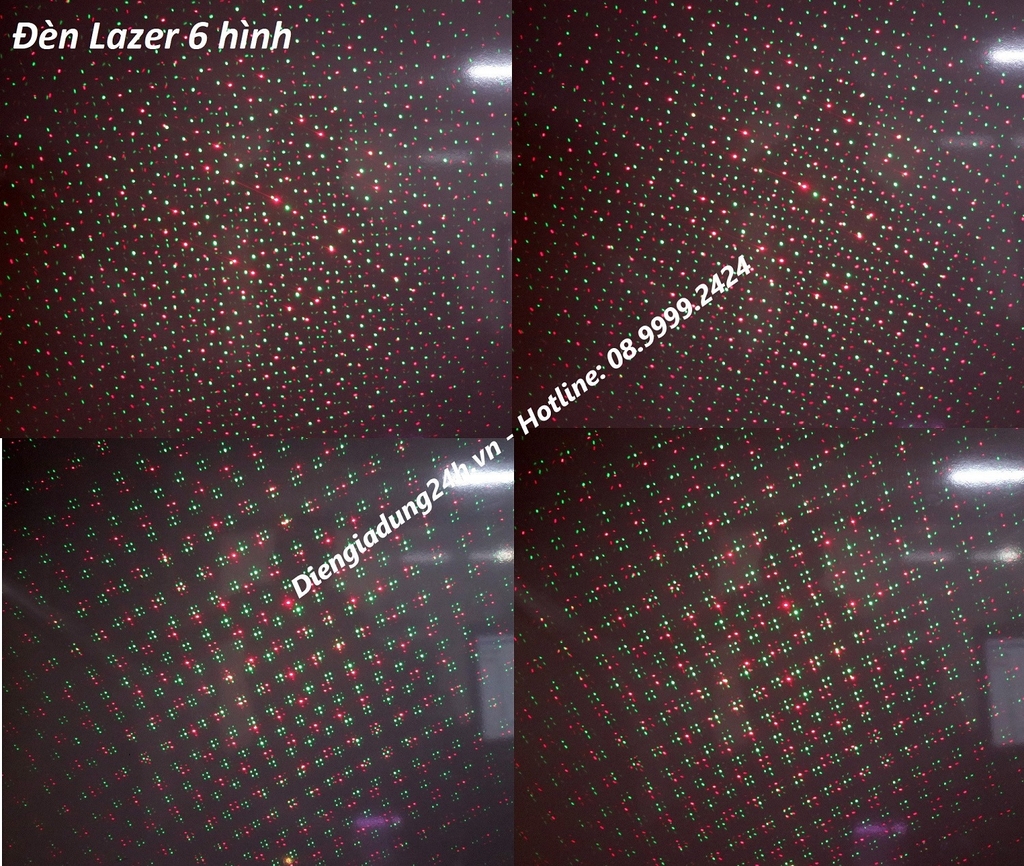 ĐÈN LAZER 6 HÌNH