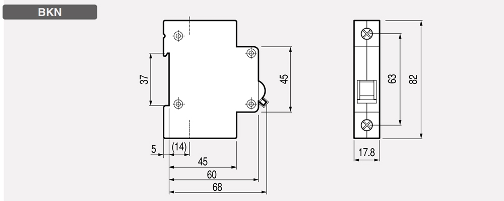 CẦU DAO TỰ ĐỘNG 2 CỰC LS