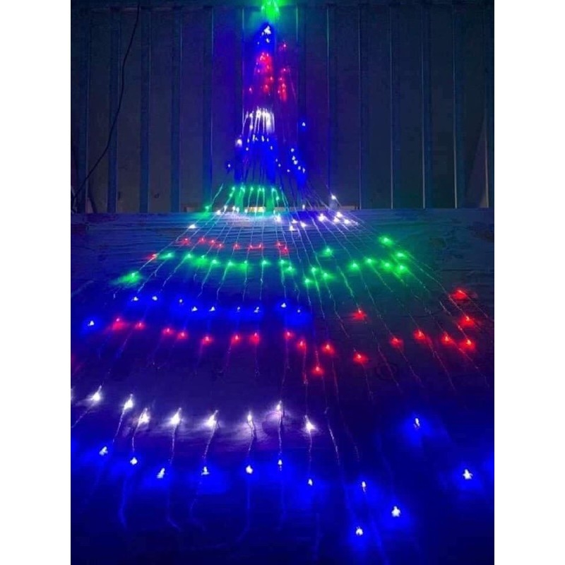 ĐÈN LED THÁC NƯỚC CHỚP NHÁY TRANG TRÍ NOEL, LỄ, TẾT 240 Bóng ( R3m x D2m )