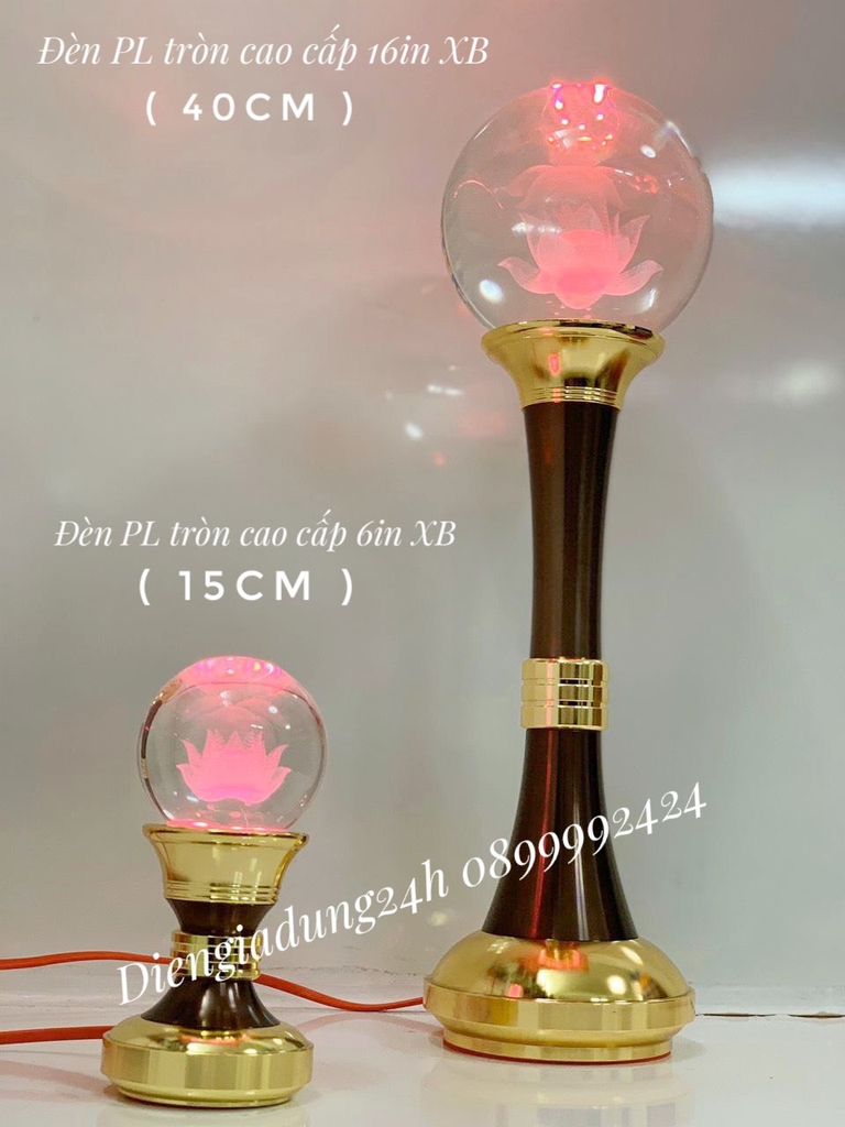 Đèn pha lê tròn 16in XB