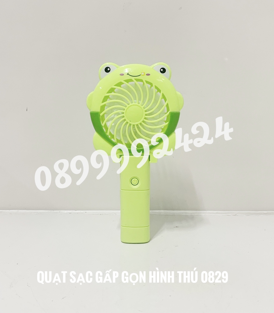 Quạt sạc gấp gọn hình thú 0829