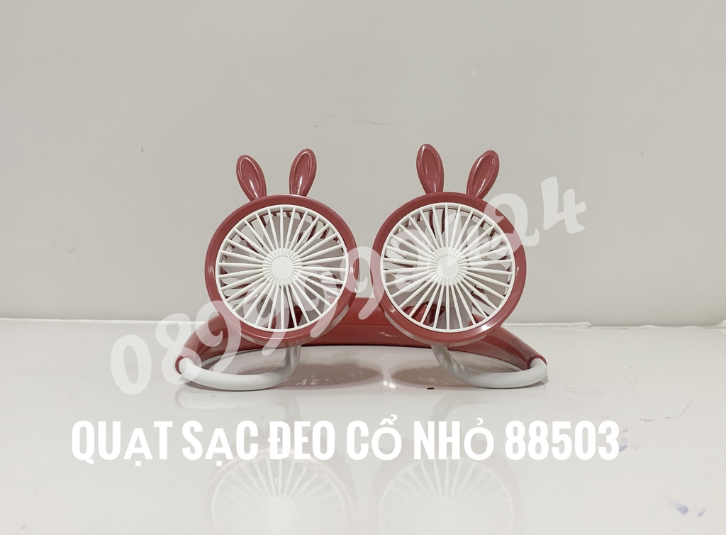 Quạt sạc đeo cổ nhỏ 88503