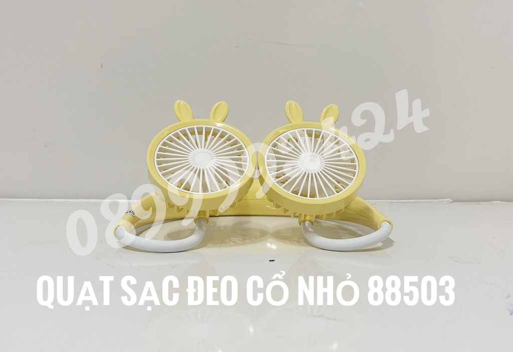 Quạt sạc đeo cổ nhỏ 88503