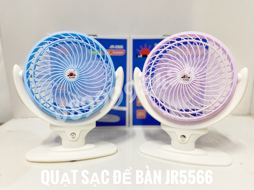 Quạt sạc để bàn JR5566