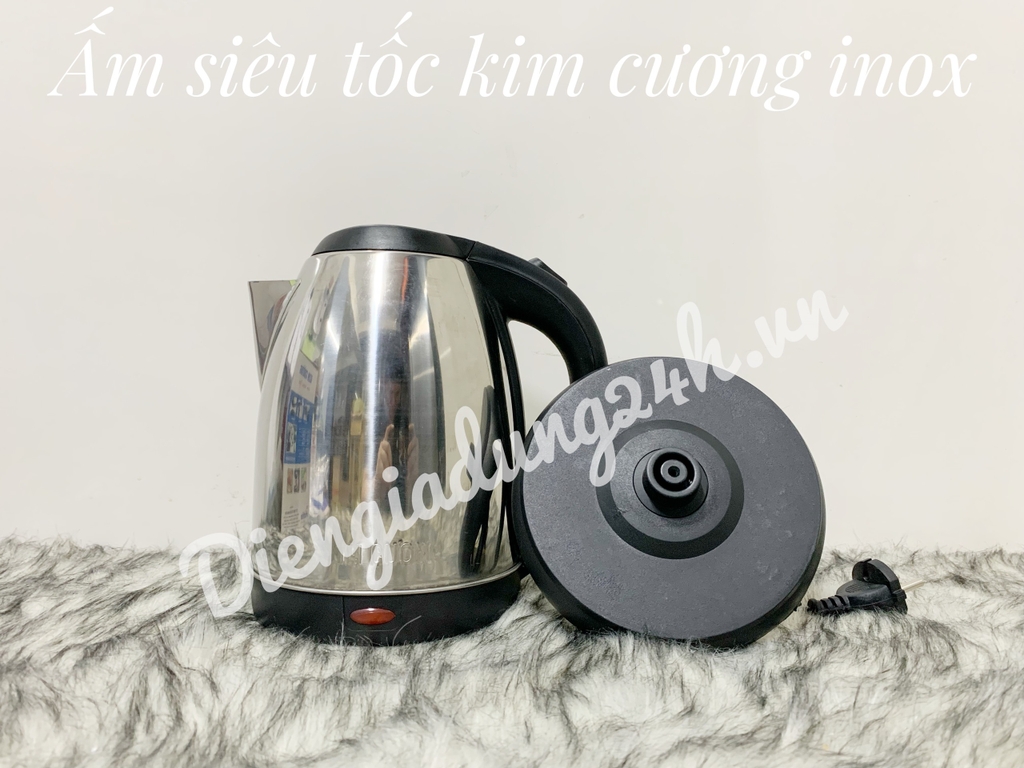 Ấm siêu tốc kim cương Inox 2.0L