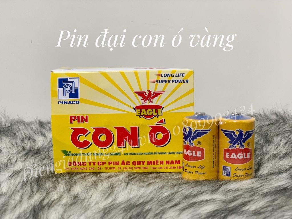 Pin đại con ó vàng ( 1 hộp 12 viên )