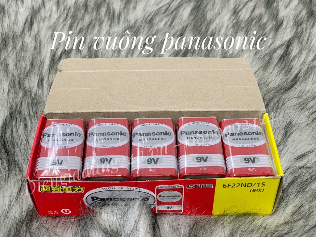 Pin vuông Panasonic ( 1 hộp 10 viên )