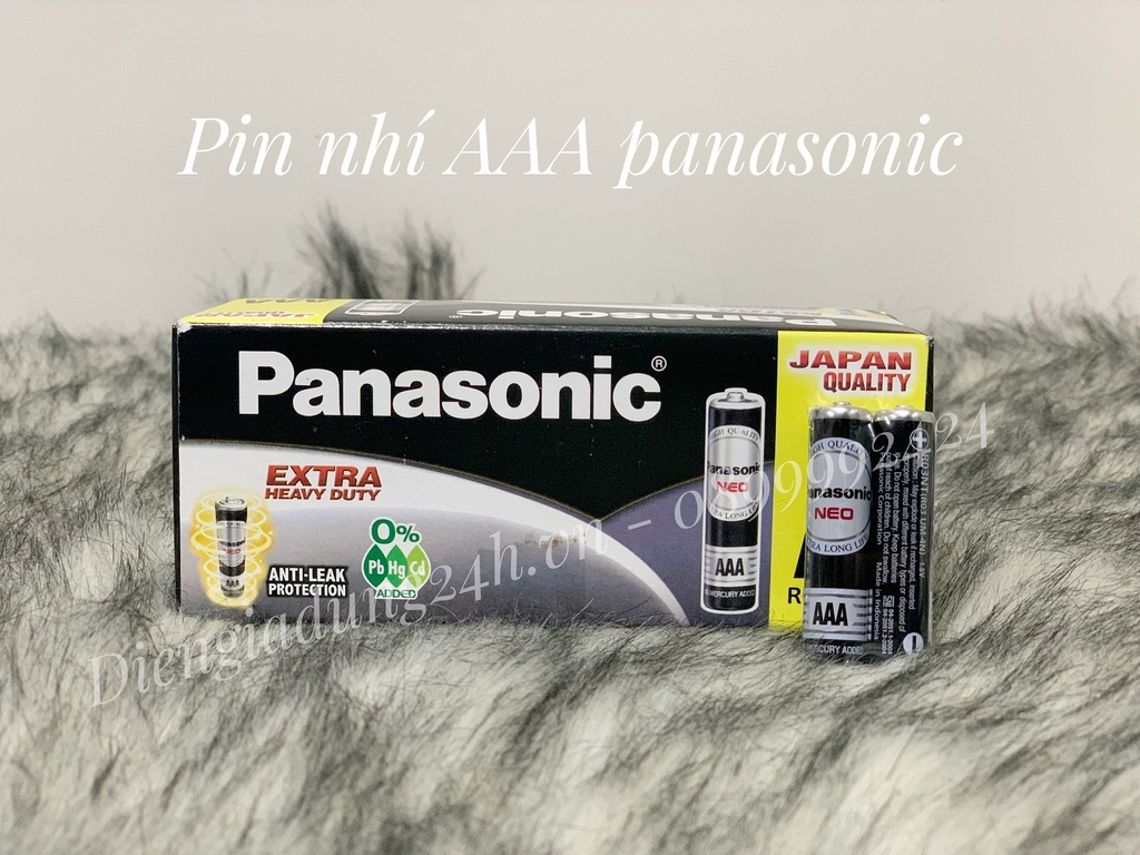 Pin nhí Panasonic AAA ( 1 hộp 60 viên )