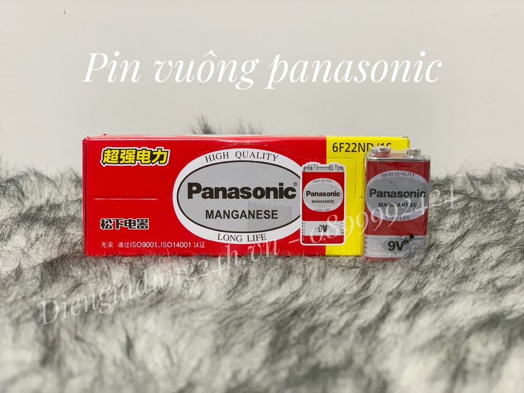 Pin vuông Panasonic ( 1 hộp 10 viên )