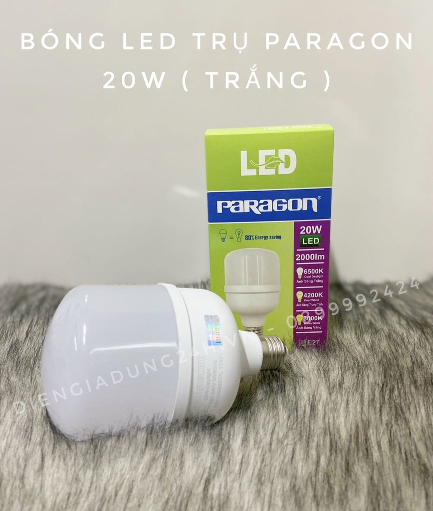 BÓNG LED TRỤ BUILB PARAGON TRẮNG