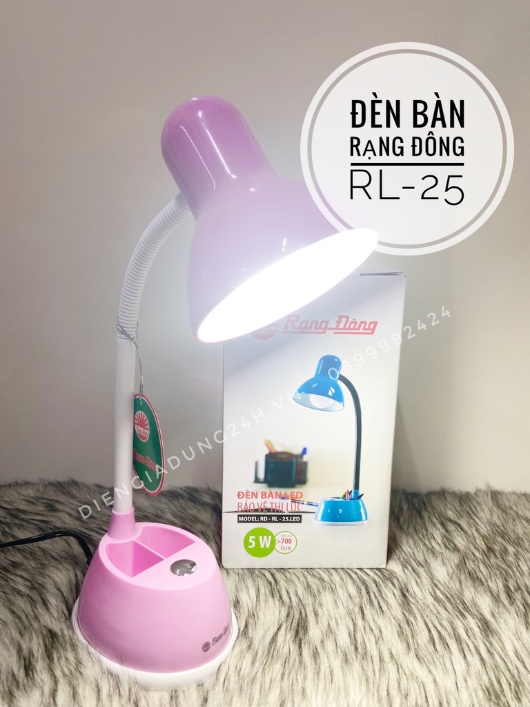 Đèn bàn Rạng Đông RL-25 bảo vệ thị lực