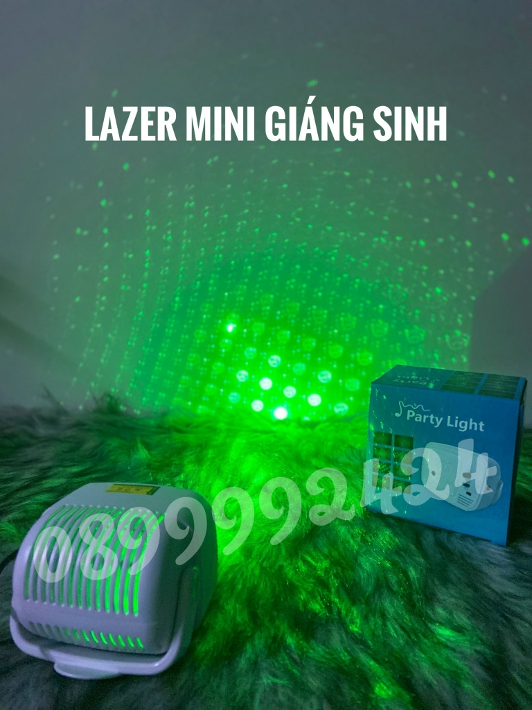 Đèn lazer mini giáng sinh