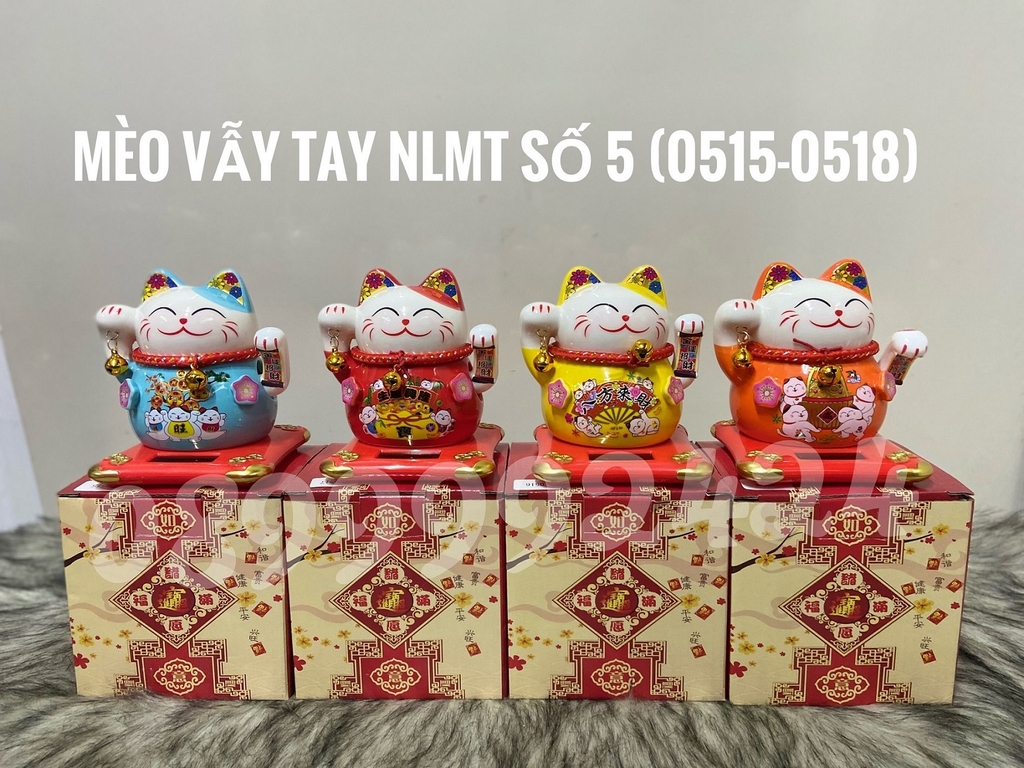 MÈO THẦN TÀI VẪY TAY ( XÀI ĐIỆN + PIN )