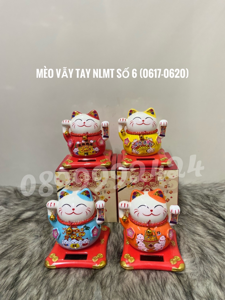 MÈO THẦN TÀI VẪY TAY ( XÀI ĐIỆN + PIN )