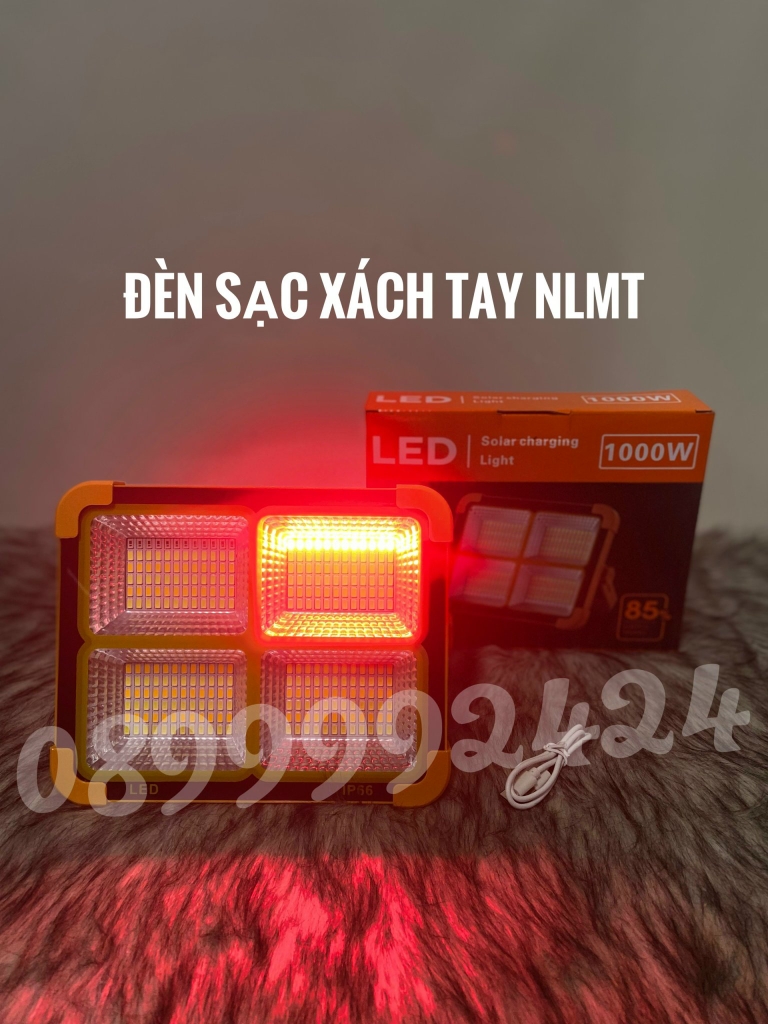 Đèn sạc xách tay NLMT 1000W