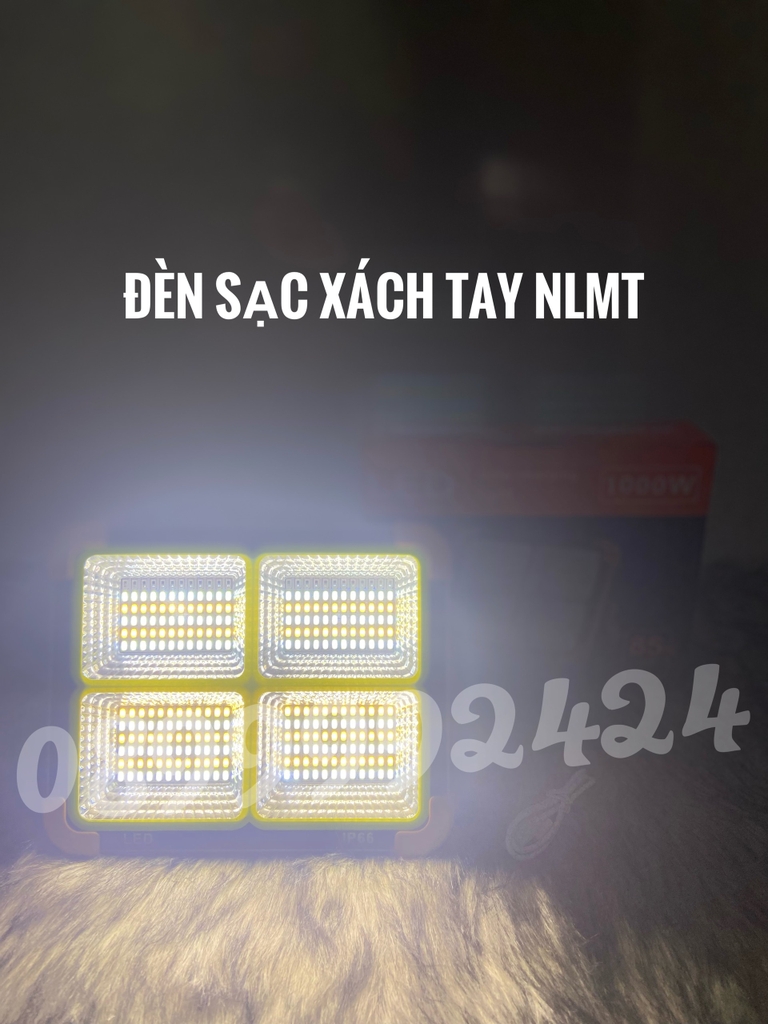 Đèn sạc xách tay NLMT 1000W