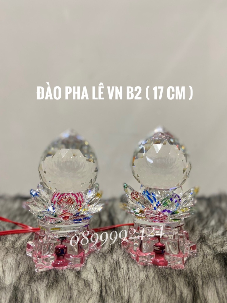 Đèn đào pha lê VN B2 ( 17cm )