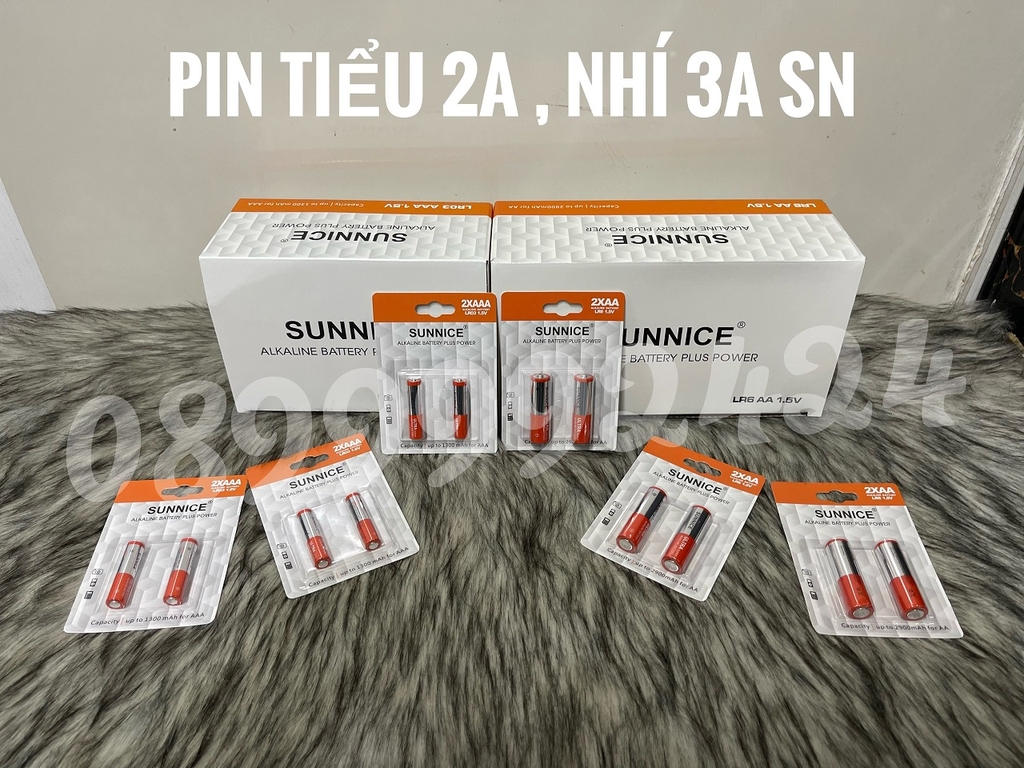 PIN VỈ AA-AAA, PIN TIỂU - NHÍ SUNNICE HÀNG CHÍNH HÃNG