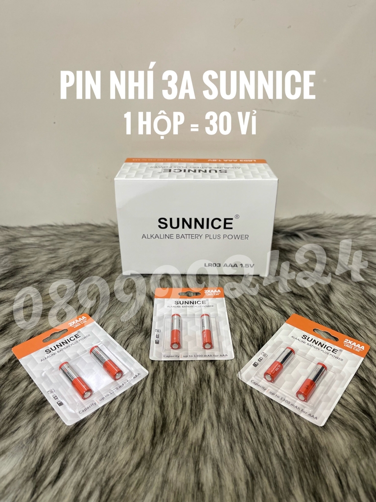 PIN VỈ AA-AAA, PIN TIỂU - NHÍ SUNNICE HÀNG CHÍNH HÃNG