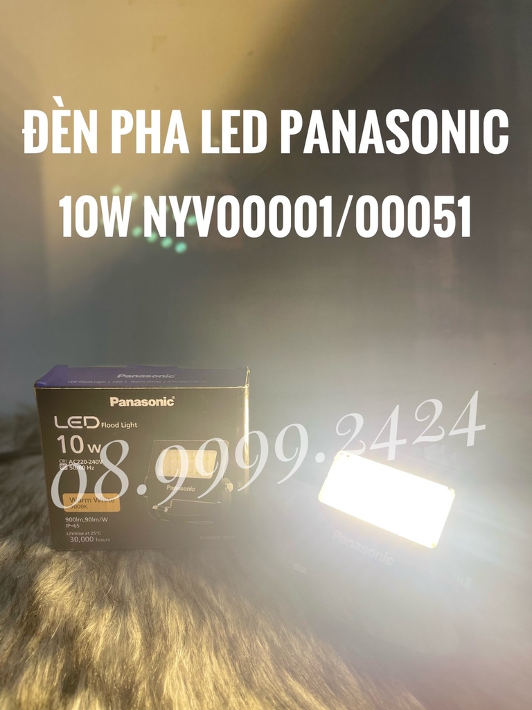 ĐÈN PHA LED PANASONIC 10W - 20W - 30W - 50W - 70W - 100W - 150W - 200W CHÍNH HÃNG, BẢO HÀNH ĐỔI MỚI.