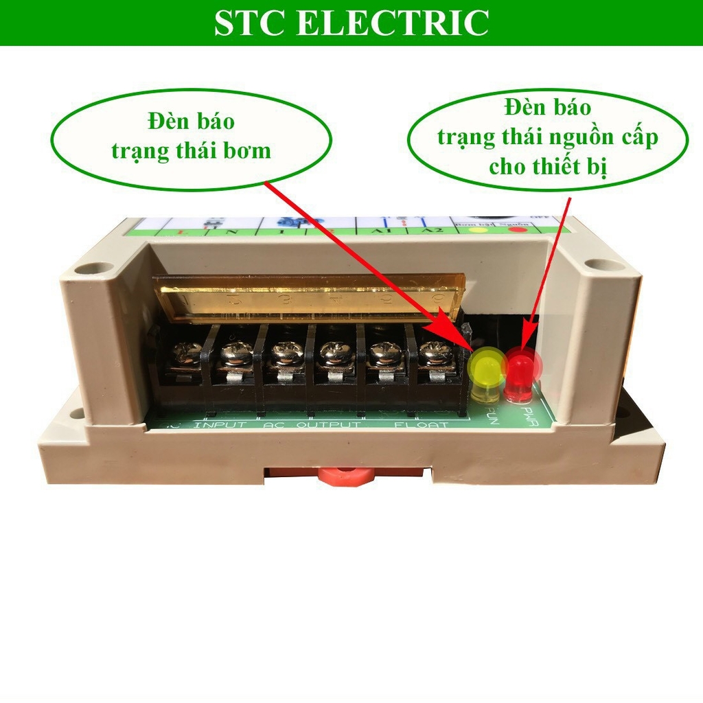 Thiết bị điện STC ELECTRIC, RELAY an toàn máy bơm và phao bơm gia đình.
