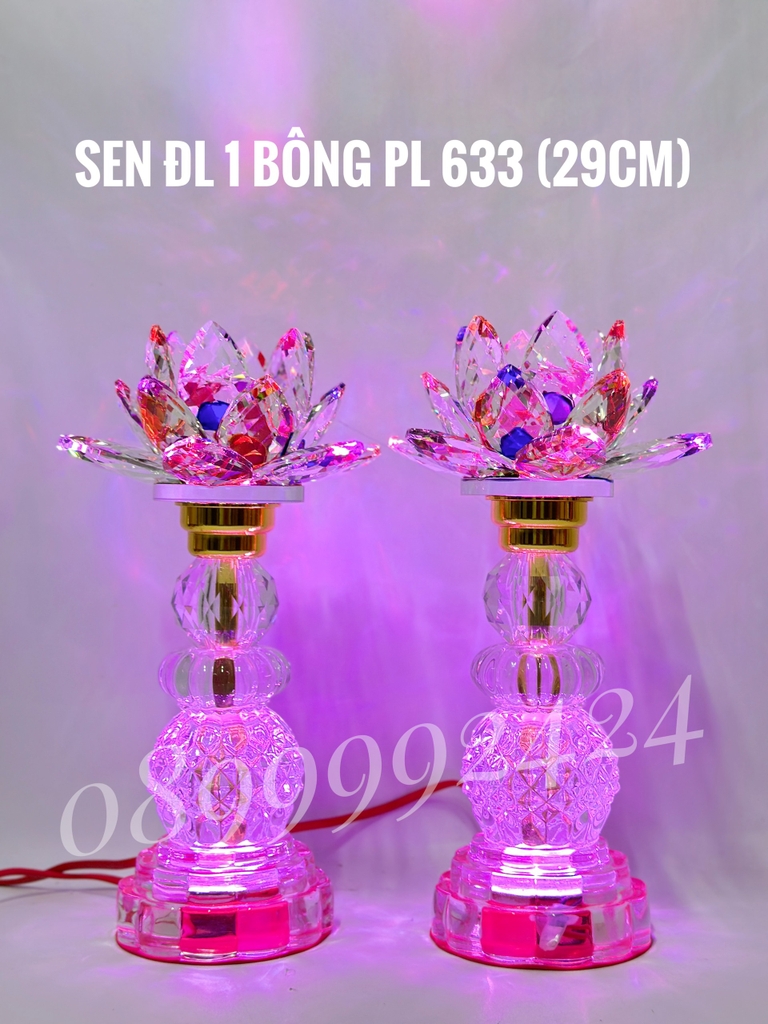 ĐÈN  THỜ PHA LÊ 633 (29CM) GIÁ BÁN 1 CẶP