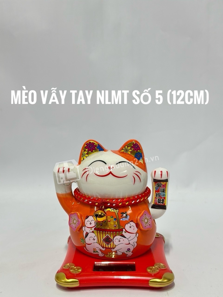 MÈO VẪY TAY NLMT SỐ 5 (12CM)