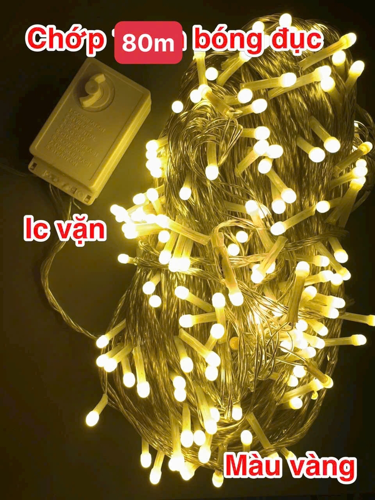 Đèn led 330 bóng (75-80m) nhiều mẫu, siêu sáng
