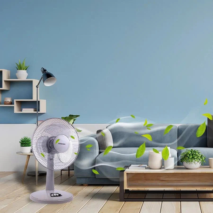 Quạt bàn nanoco, 30W, NTF1209 ( màu hồng, màu beige, màu xám)