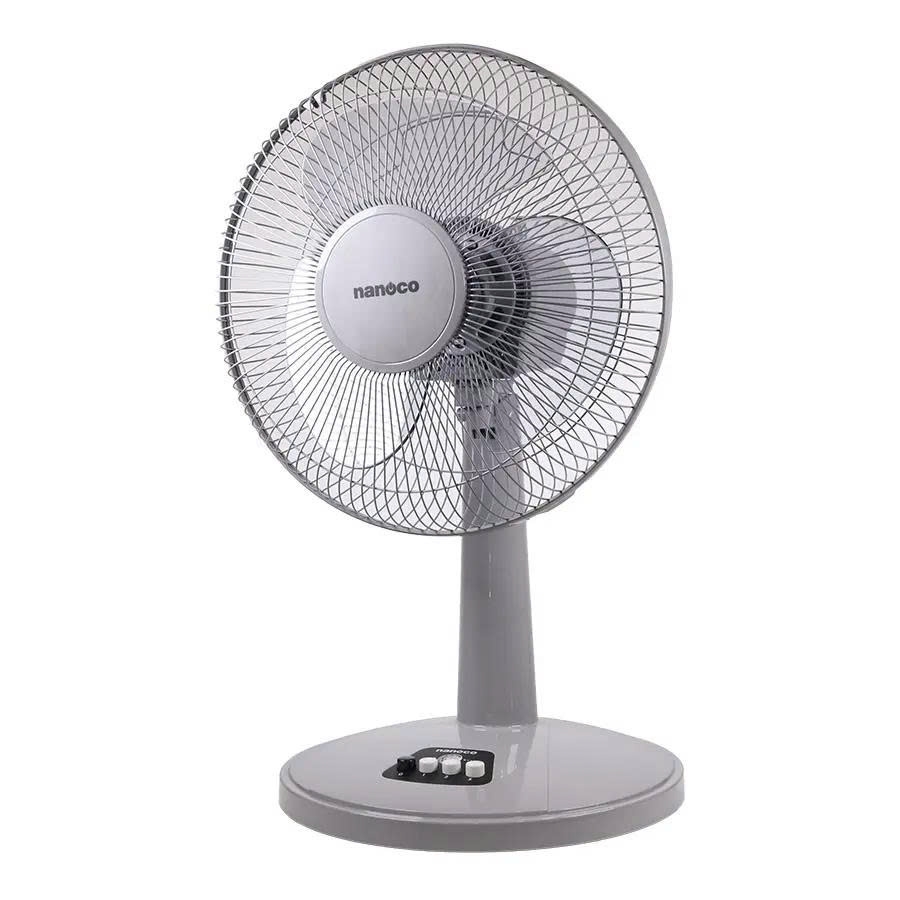 Quạt bàn nanoco, 30W, NTF1209 ( màu hồng, màu beige, màu xám)