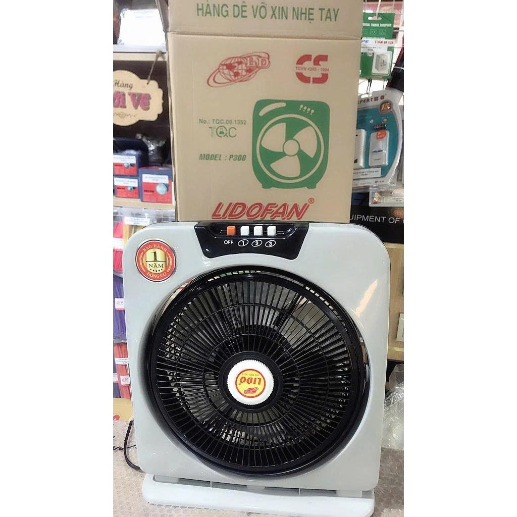 Quạt hộp B3 Lido P300 - HÀNG CÔNG TY CHÍNH HÃNG (GIAO MÀU NGẪU NHIÊN)