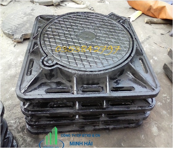 Nắp hố ga gang các loại dùng cho hệ thống thoát nước đô thị và công trình giao thông