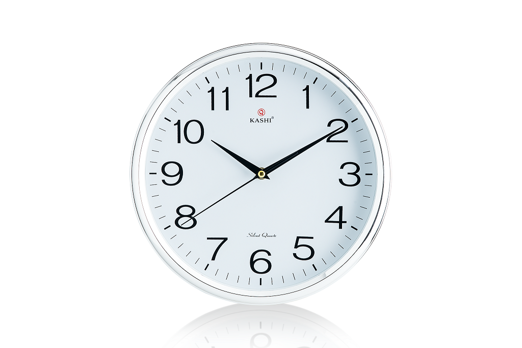 Đồng hồ treo tường HM 321 vành trắng Kashi Clock