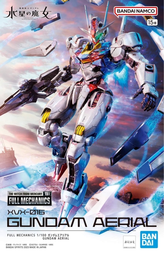 Mô Hình Lắp Ráp Gundam Full Mechanics FM 1/100 TWFM Aerial (The Witch from Mercury)