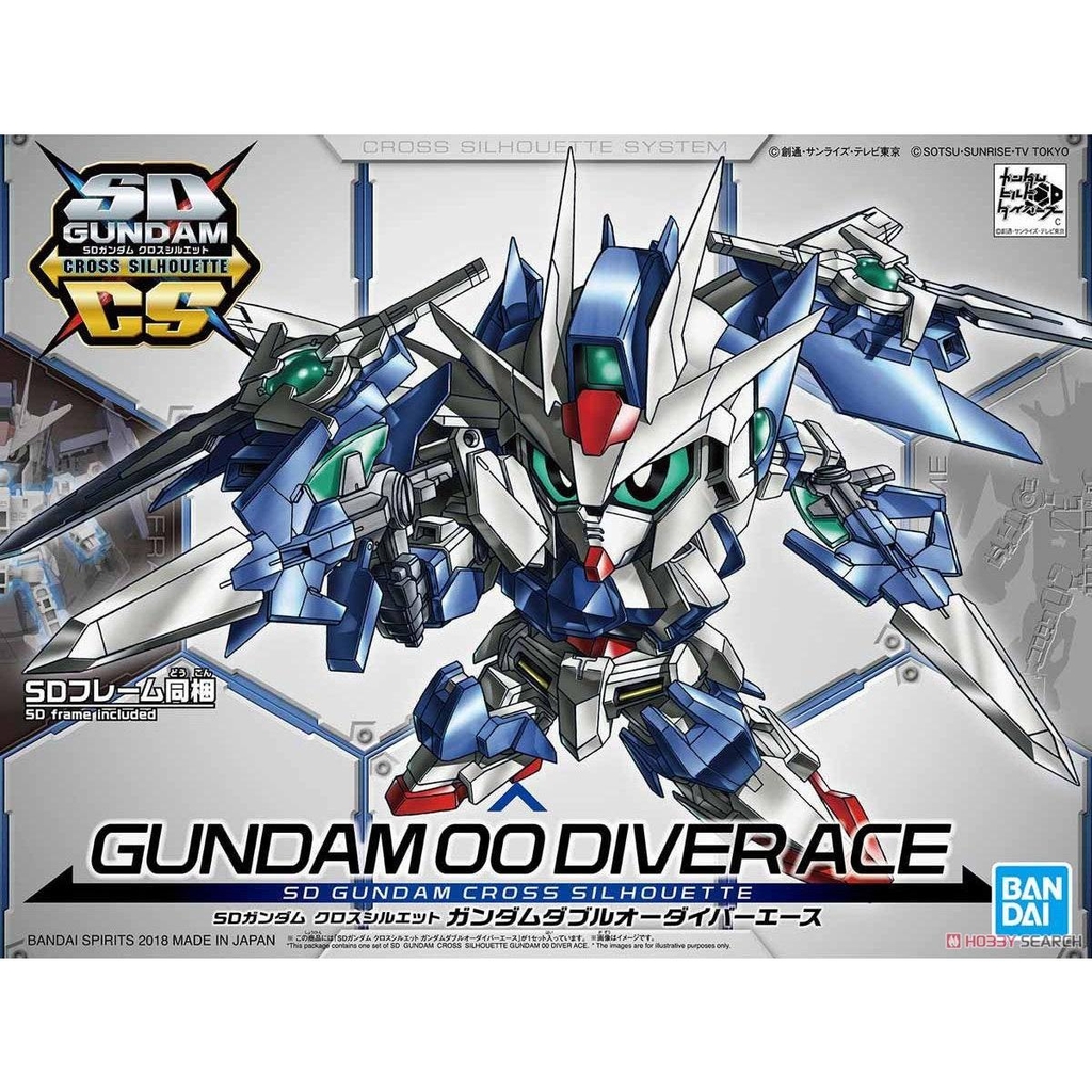 SD Gundam Cross Silhouette Gundam 00 Diver Ace (SD)