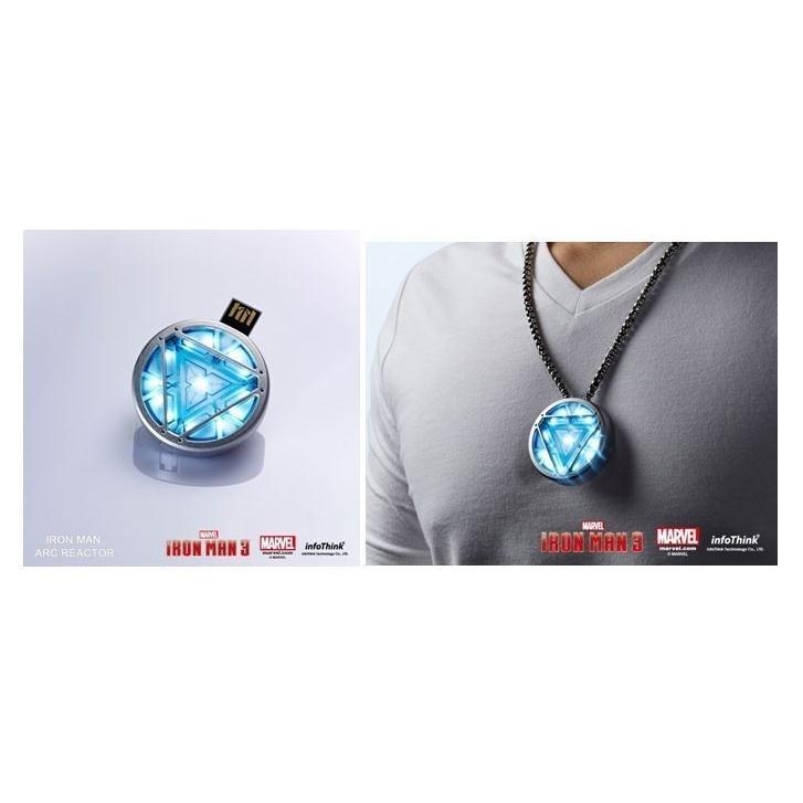 Iron Man 3 Arc Reactor Light Up Flash Drive USB 8 GB