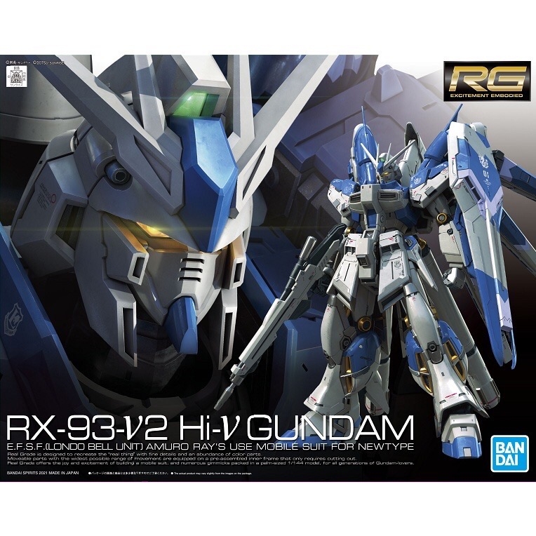 Bandai RG 1/144 RX-93-N2 Hi-Nu Gundam
