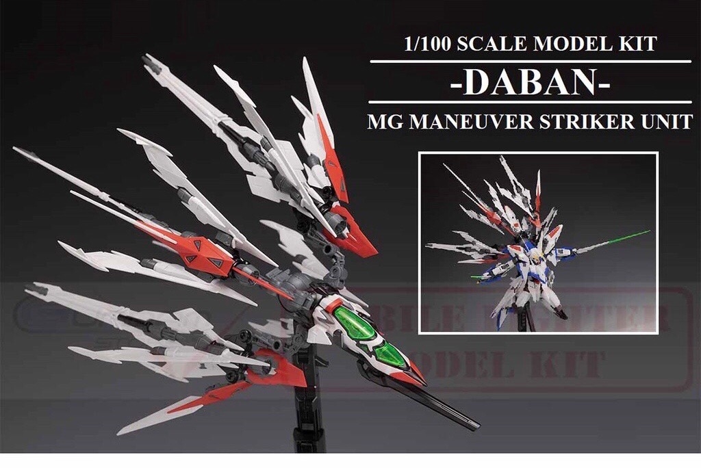 Mô Hình Lắp Ráp Trang Bị Mở Rộng Maneuver Striker Unit cho Gundam MG SEED Eclipse (tặng kèm decal nướ