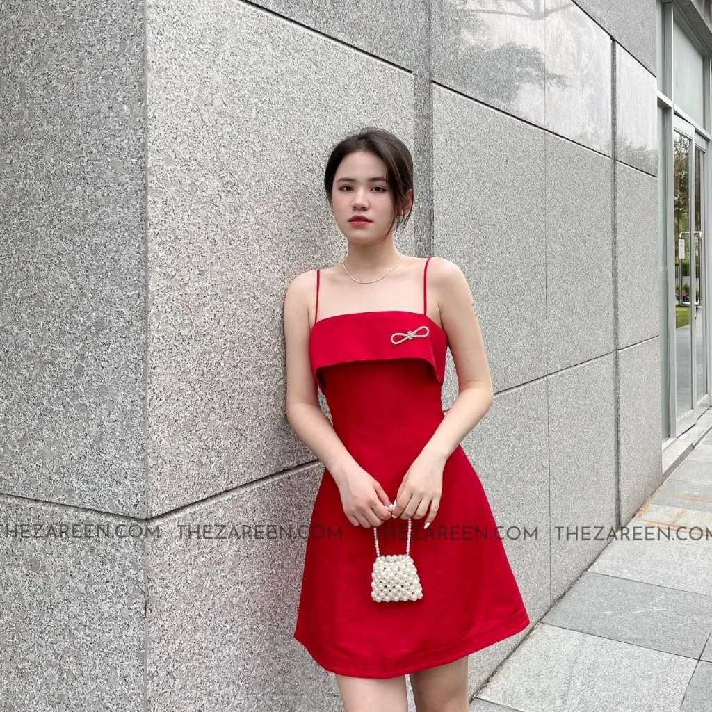 Váy 2 dây Nữ Dáng Dài Chun | FM Style