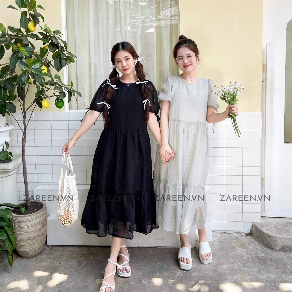 MUA YẾM TẶNG ÁO ) VÁY YẾM BABYDOLL CHIẾT EO NHẸ MÀU ĐEN SIÊU XINH | Shopee  Việt Nam