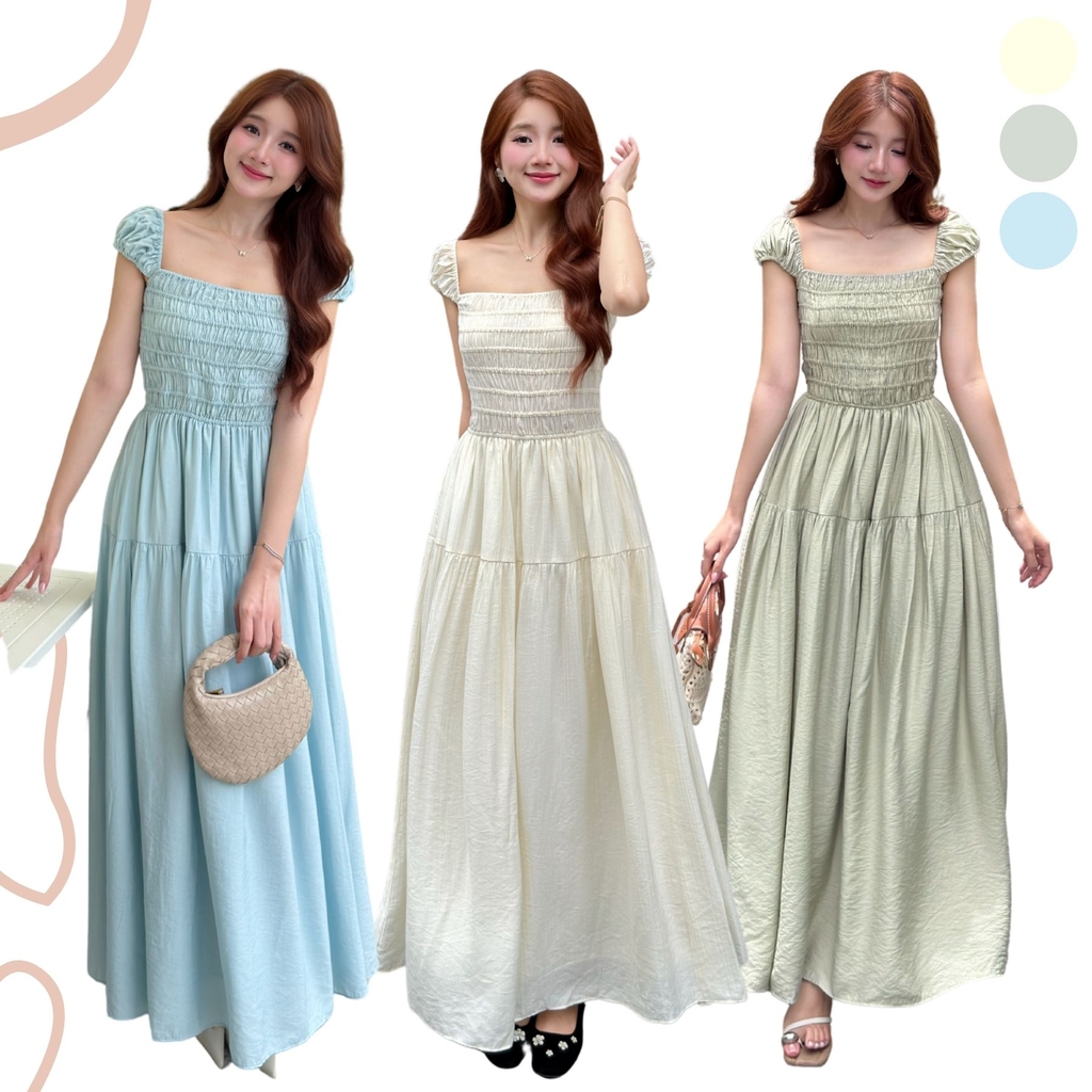 ĐẦM MAXI THUN CHỈ DÁNG DÀI ZAREEN DAX122