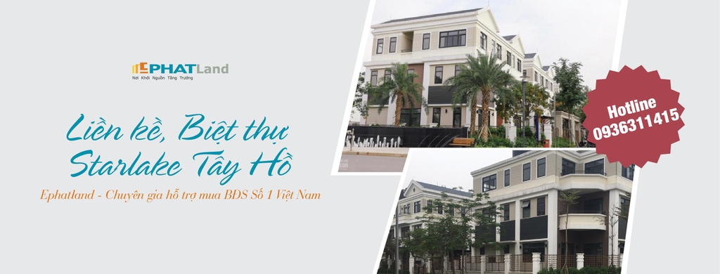  Liền kề - Biệt Thự Starlake Tây Hồ