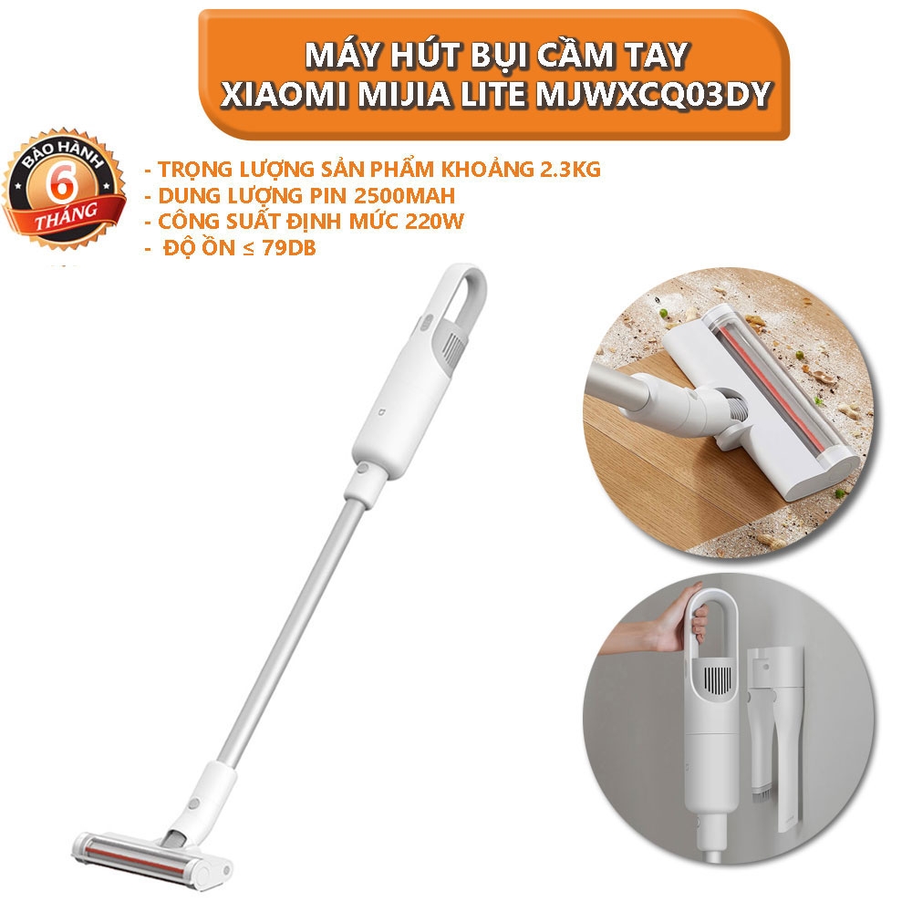 Máy hút bụi cầm tay không dây Xiaomi Mijia Lite MJWXCQ03DY - Bảo Hành 6  Tháng - Shop Thế Giới Điện Máy Thế giới điện máy - đại lý xiaomi chính hãng  tại Việt Nam