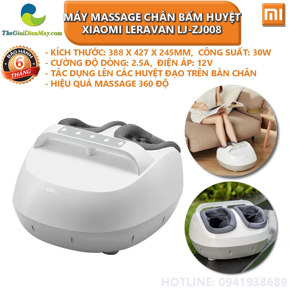 Máy massage chân bấm huyệt Xiaomi Leravan LJ-ZJ008 Thế giới điện máy ...