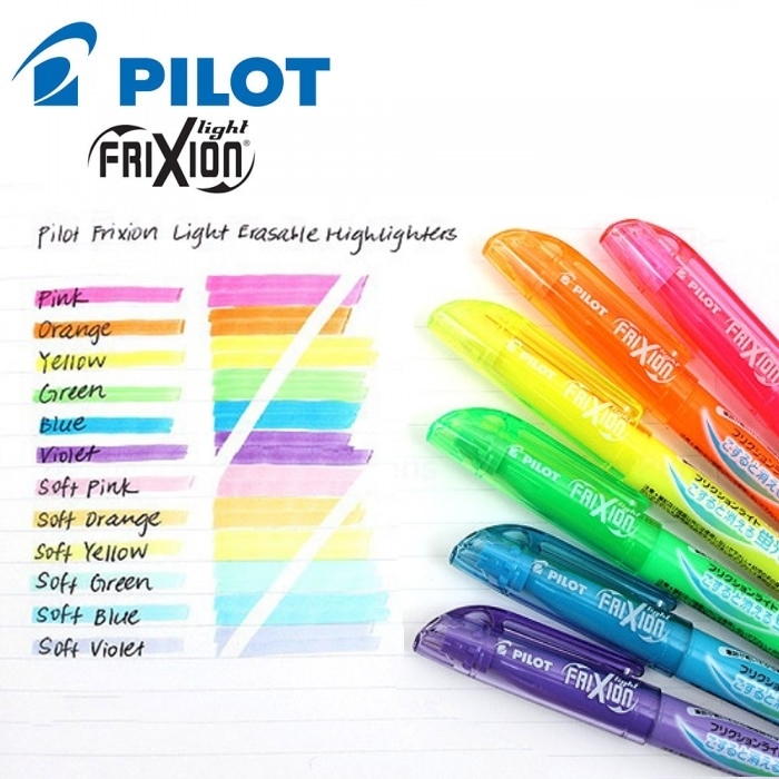 Bút highlight xóa được Pilot FriXion Light, màu Neon www.itoya.vn