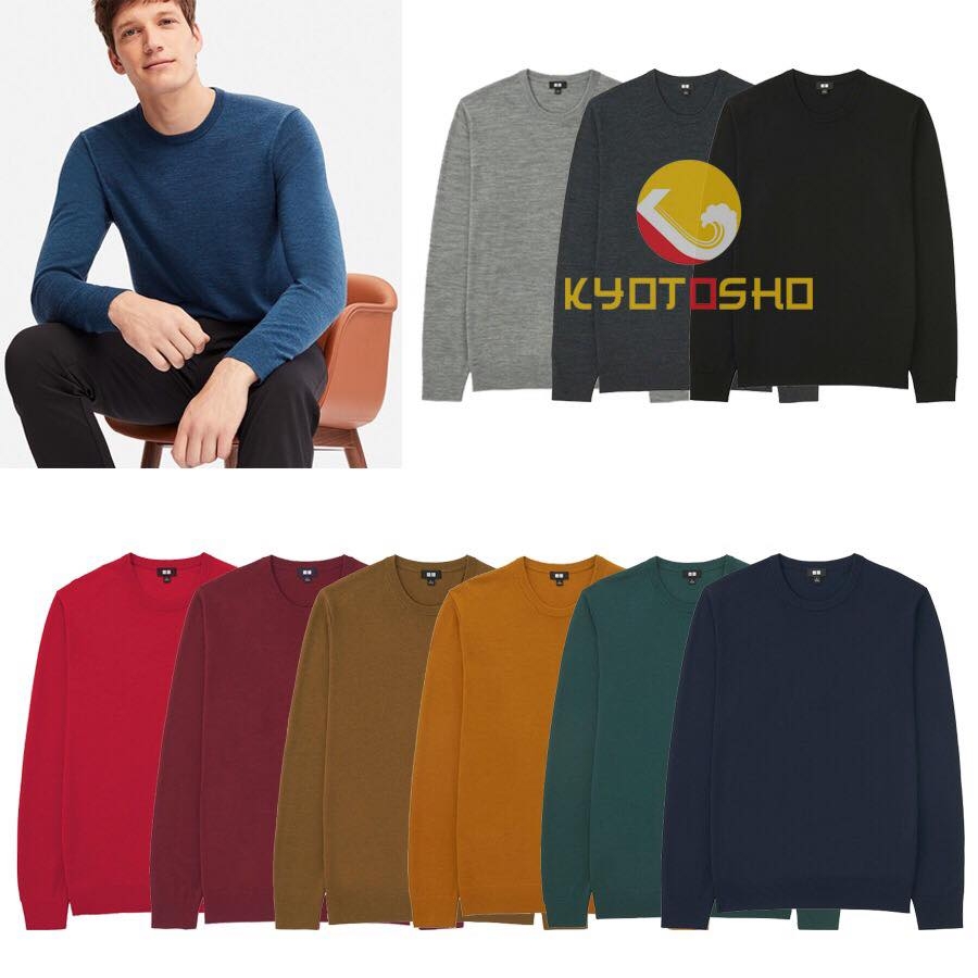 Áo Cardigan Nam UNIQLO Extra Fine Merino Hàng Hiệu